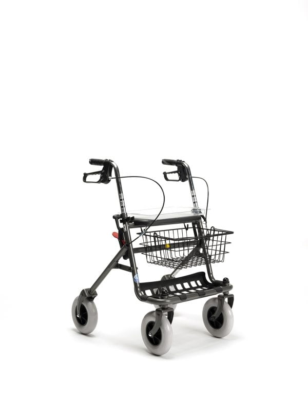 Indigo Rollator in de kleur Carbon grijs van Thuiszorgwinkel.nl