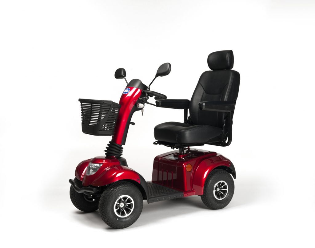 Scootmobiel Ceres Special Edition in rode uitvoering