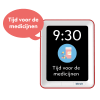 BBrain sprekende kalenderklok met 20 herinneringsberichten in 2 kleuren dit is de rode