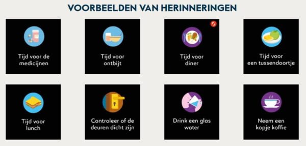 BBrain sprekende kalenderklok met 20 herinneringsberichten ongeveer 20 stuks