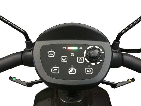 Scootmobiel STD5 van drive medical in kleur grijs stuur