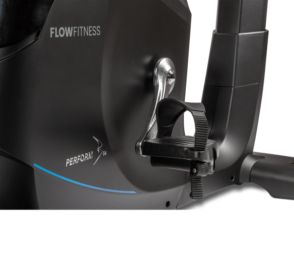 hometrainer B5s van Flow Fitness met 10,1 touchscreen met stevige trappers