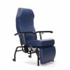 Normandie relaxstoel kleur blauw in standaard uitvoering