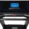 Flow Fitness loopband T3i kan tot een gewicht van 200 kg. Ingezoomd band computerscherm