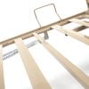 Hoog-laag bed van Vermeiren de Club in de kleur beuken en metalen lattenbodem.