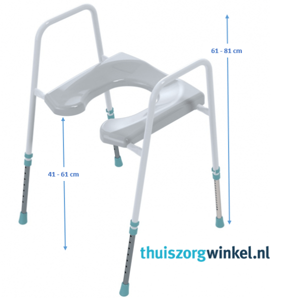 Hoefijzer Toiletstoel van Thuiszorgwinkel.nl