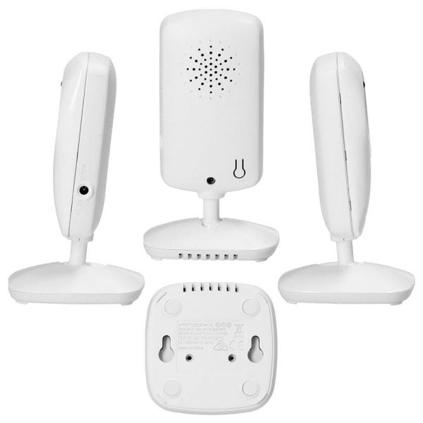 Babyfoon Alecto met camera en 2,4 inch scherm type DVM-69 uit te breiden tot 4 camera's ideaal voor meerdere kinderkamers of speelkamer. Totale set