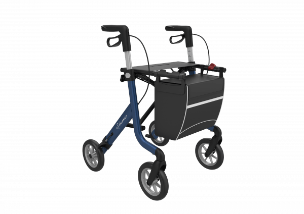 streamer rollator electric blue voor rechts