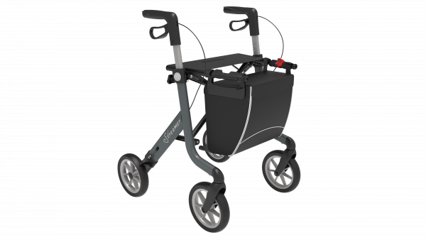 streamer rollator grijs voor rechts