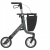 streamer rollator grijs zijkant