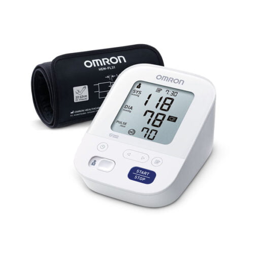m3_comfort_bloeddrukmeter_omron_thuiszorgwinkel.nl Omron bloeddrukmeter met intelli wrap voor eenvoudig omdoen van de manchet compleet