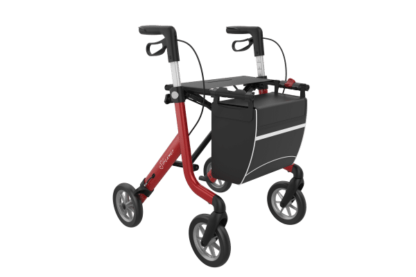 Rollator Streamer slechts 6,2 kg wijnrood rehasense