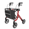 Rollator Streamer slechts 6,2 kg voorzijde kleur wijnrood merk rehasense