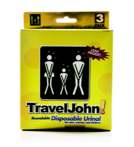 Urinoir wegwerp Travel John