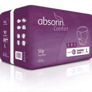 Absorin Comfort Slip voor dag en nacht, matig tot zwaar urineverlies 1-pak en grootverpakking