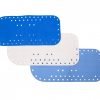 Anti-slip bad- en douchemat in de kleur blauw, lichtblauw en wit, merk Atlantis