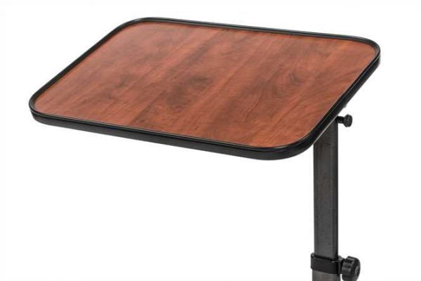 Bedleestafel van het Duitse merk Careline type Luxus kleur walnoot tafelblad