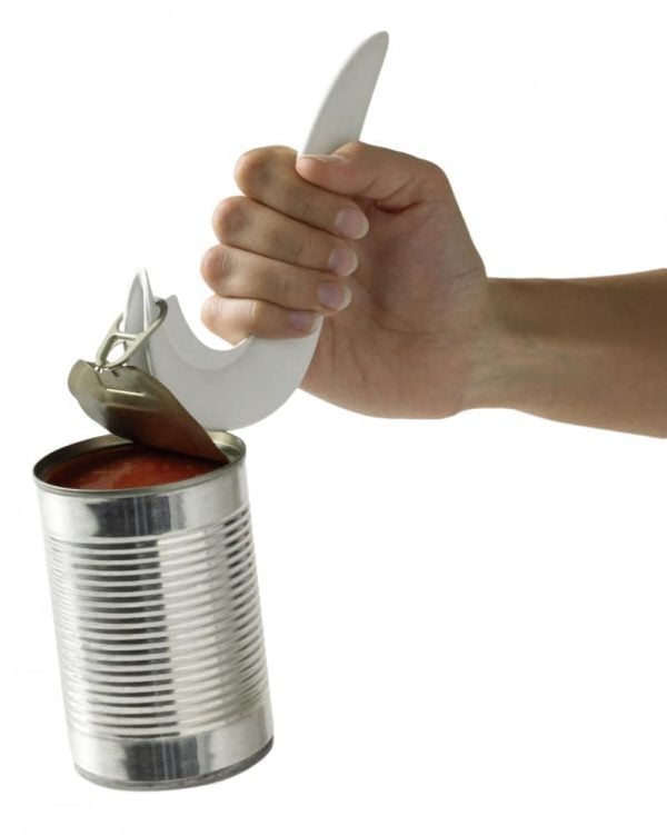 CanKey ring-blikopener in de kleur wit van het merk Brix