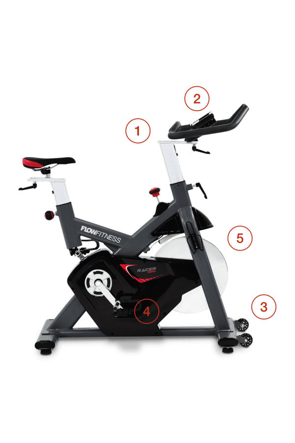 Flow Fitness Racer DSB600i spinning fiets .