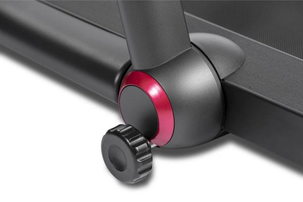 Flow Fitness nieuwste Loopband DTM200i met 2 loopmogelijkheden transportwielen