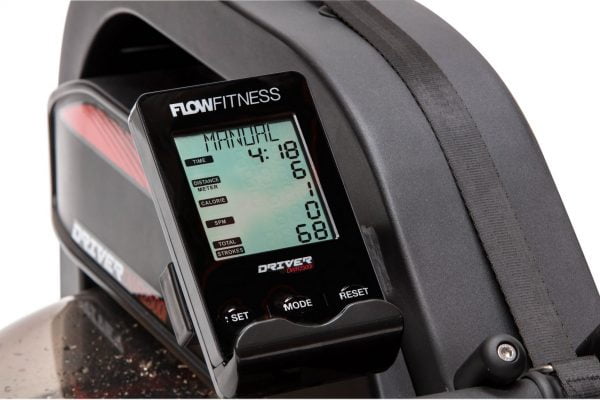 Roeitrainer Flow Fitness DWR2500i met watertank console
