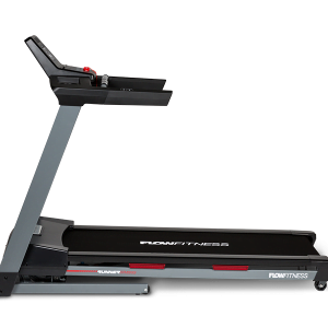 Runner DTM2000i van het merk Flow Fitness met snelheid tot 18 km per uur