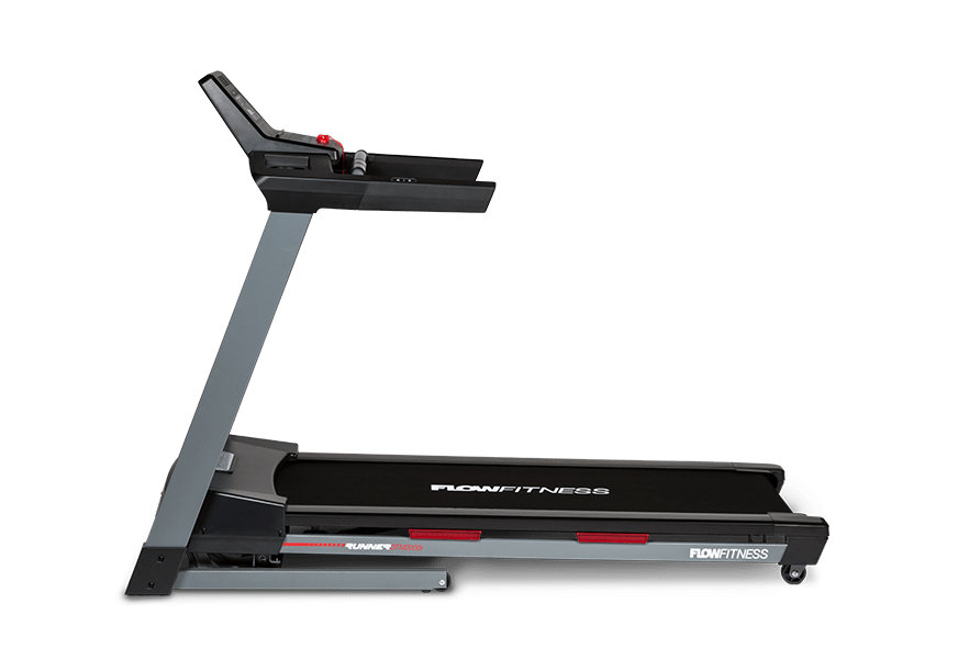 Runner DTM2000i van het merk Flow Fitness met snelheid tot 18 km per uur