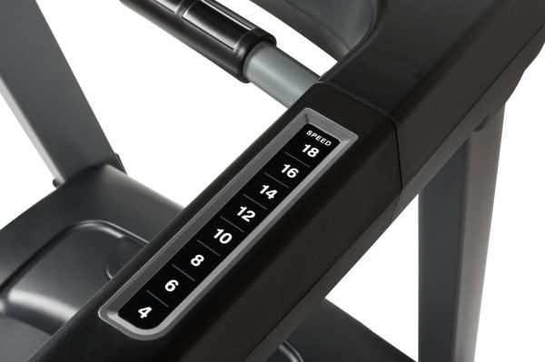 Flow Fitness runner DTM2500 tot 20 km hardlopen snelle quick keys voor gewenste snelheid