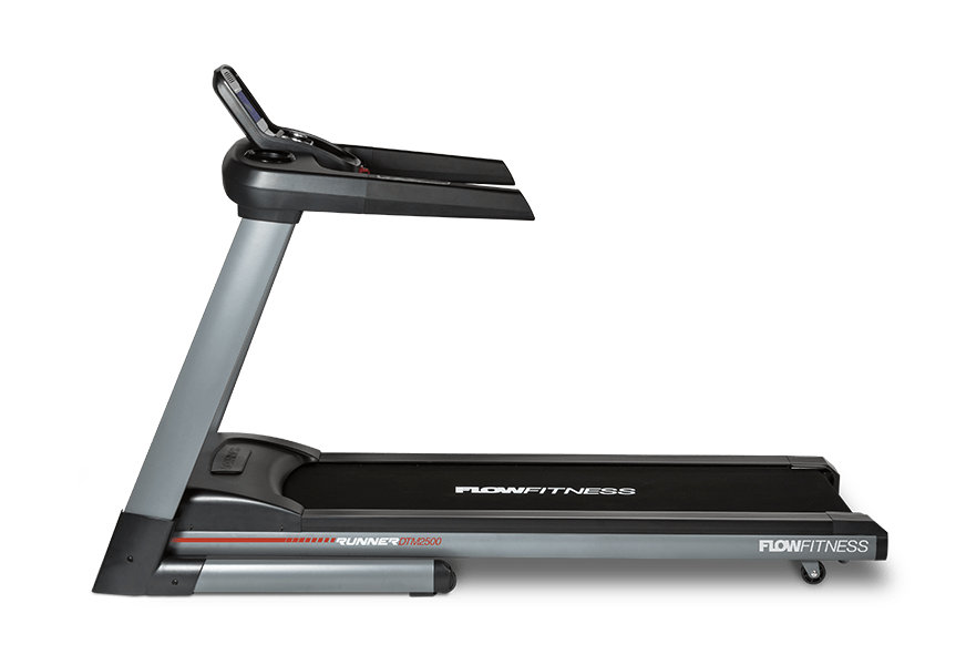 Flow Fitness runner DTM2500 tot 20 km hardlopen zijaanzicht