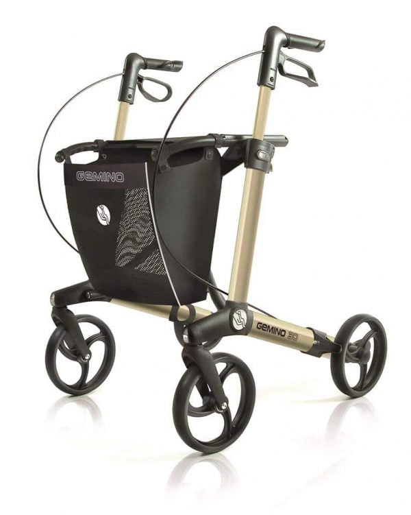 Gemino 30 rollator van het merk Sunrise Medical in kleur champagne