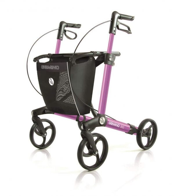 Gemino 30 rollator van het merk Sunrise Medical in kleur pink