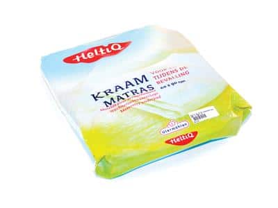Kraammatras HeltiQ 60x90 verpakt per 2 stuks