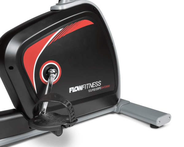 Hometrainer Turner DHT2500i - Flow Fitness met blue thooth ontvanger, fietsblok