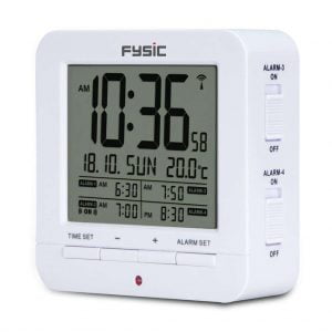 Klok met thermometer Fysic