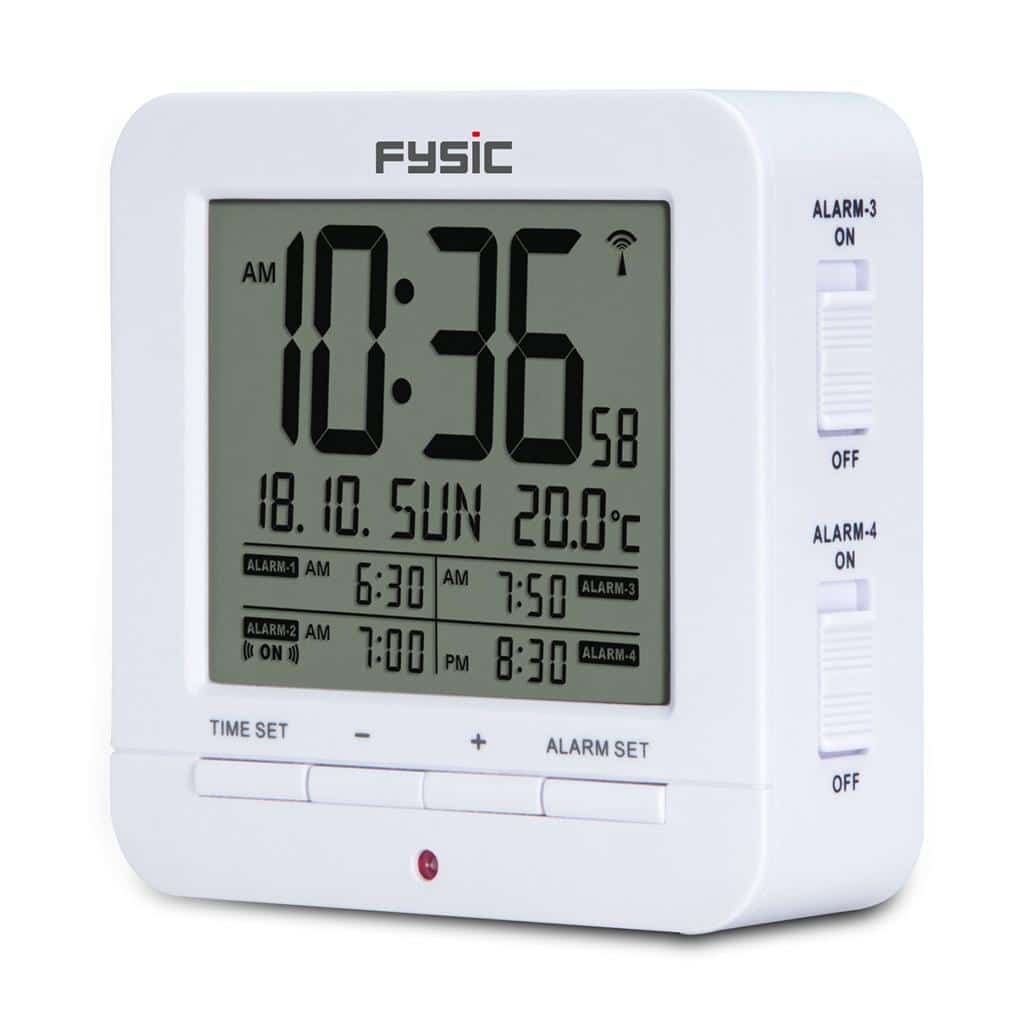 Klok met thermometer Fysic