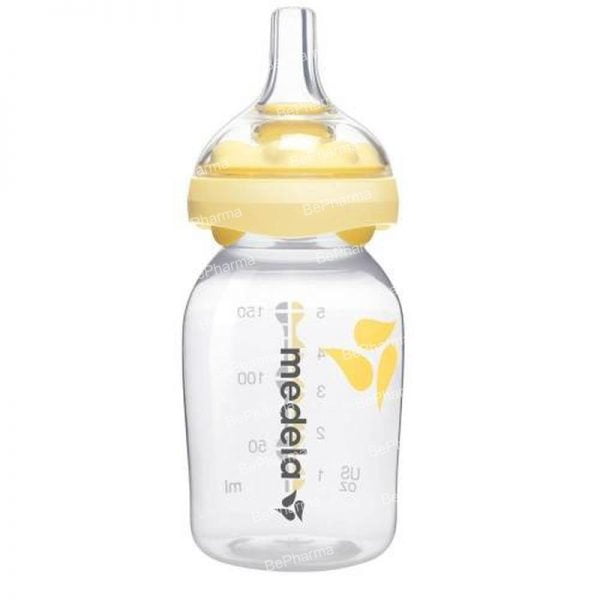 Fles met Calma speen voor alle Medela borstkolf systemen