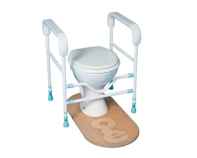 Toiletframe Prima Multi Frame biedt extra steun in het toilet