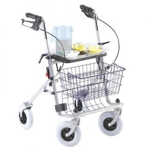 Rollator Quatro incl. looprem & stokkenbak