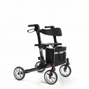 Rollator Quava antraciet van het merk Vermeiren opvouwbaar