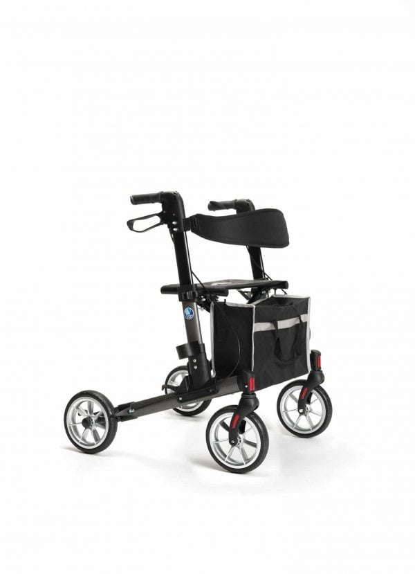 Rollator Quava antraciet van het merk Vermeiren opvouwbaar