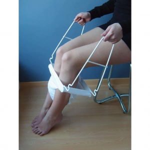 aantrekhulp voor slip of onderbroek
