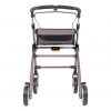 Binnenrollator Indoor van het merk Wheelzahead in kleur champagne achterzijde