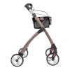 Binnenrollator Indoor van het merk Wheelzahead in kleur champagne zijzijde