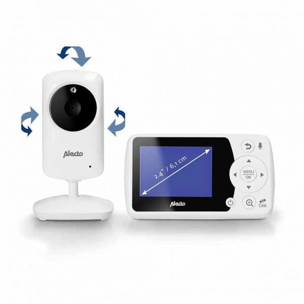 Alecto DVM 64 babyfoon met camera met kleurenscherm