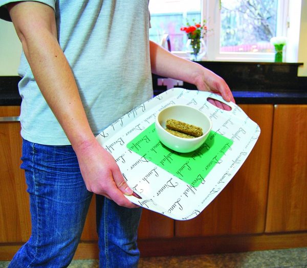 antislip matje voor dienblad in kleur groen