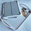 StayPut dienblad met antislip laag boven en onderkant zichtbaar