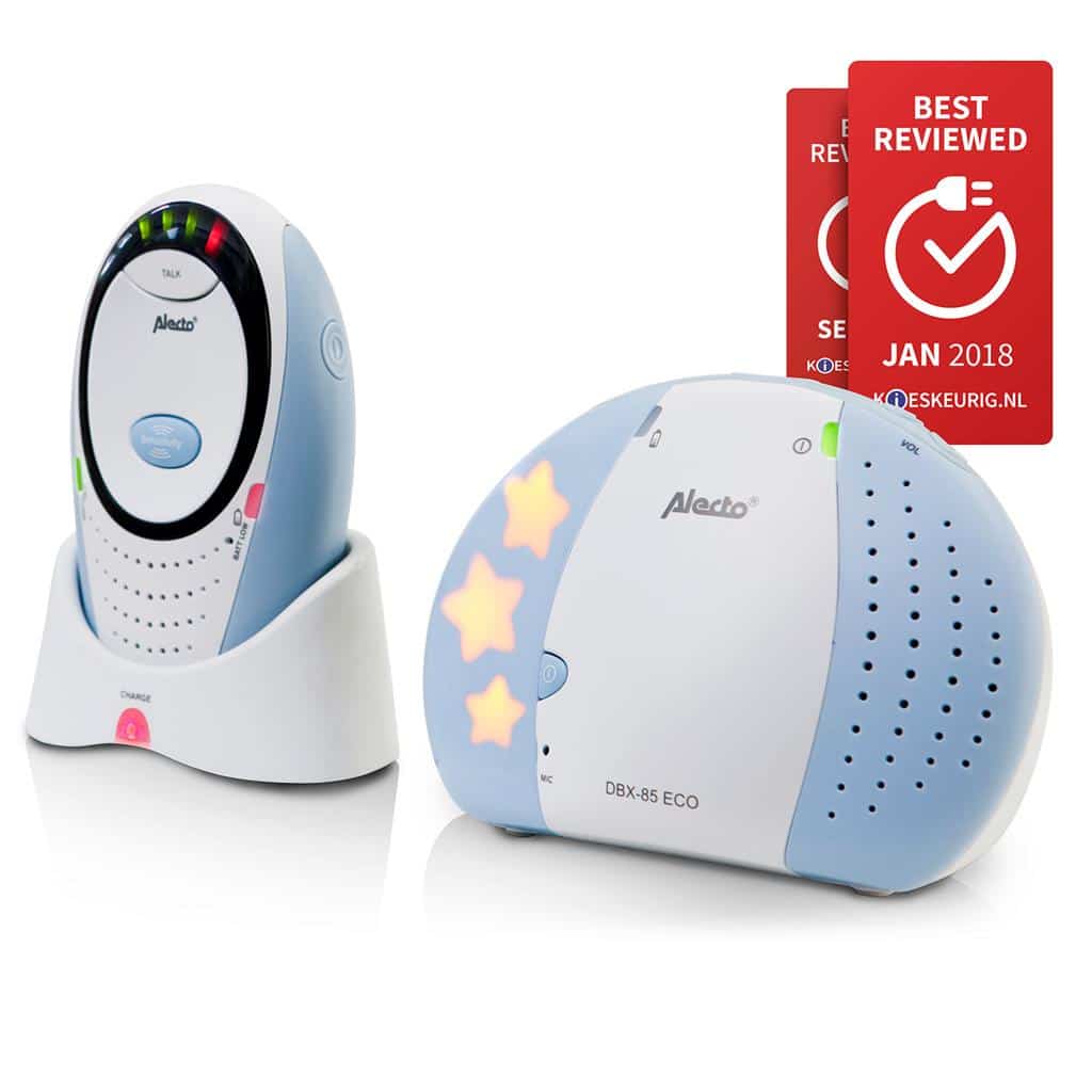 Alecto babyfoon DBX-85 Eco met terugspreekfunctie beste getest