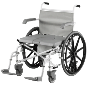 Douche-toilet-rolstoel DuoMotion XL, zelfbeweger met 2x 24" en 4x 5" wielen, merk Drive