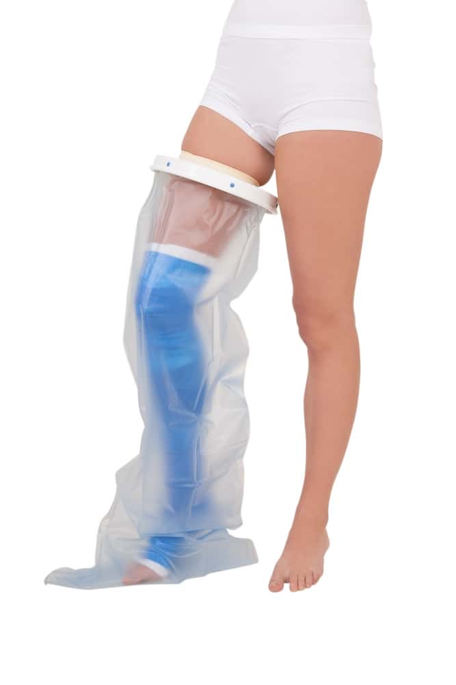 Gipshoes voor gehele been van het merk Atlantis.