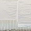 Glijlaken/hoeslaken Wendylett 90x200 cm in grijs/wit